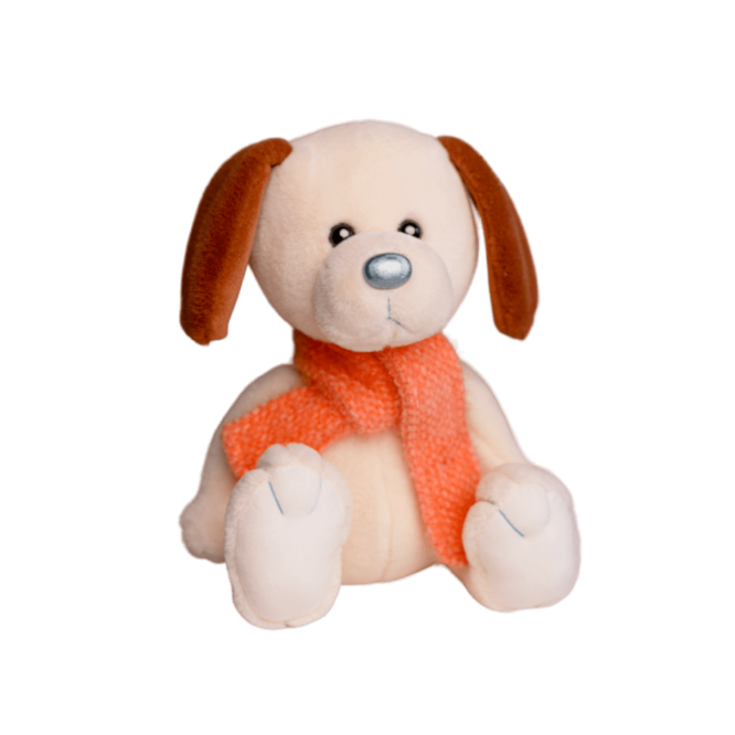 Scarf stuffed dog