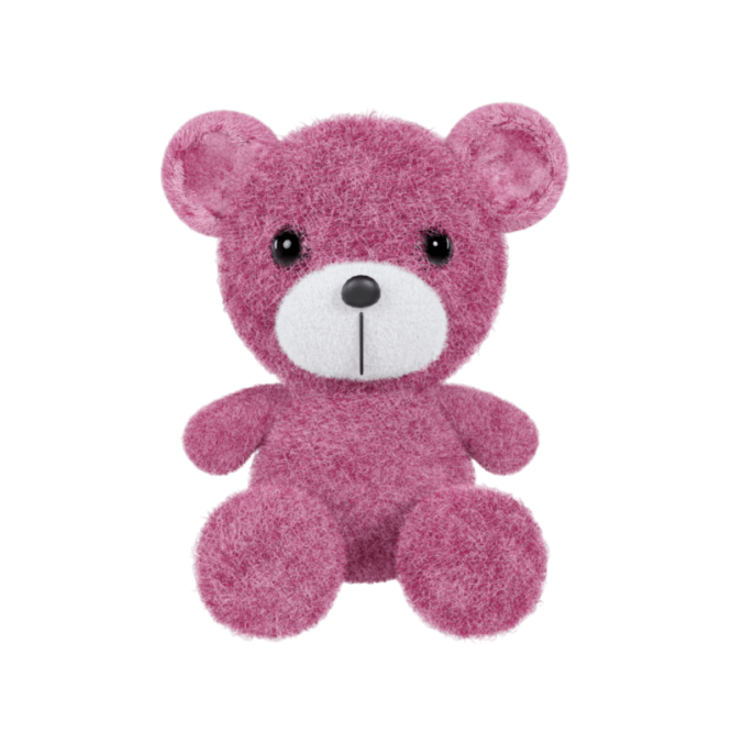 Pink Love teddy bear