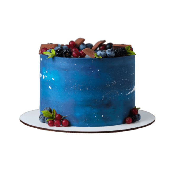 Four-layer fruit cake